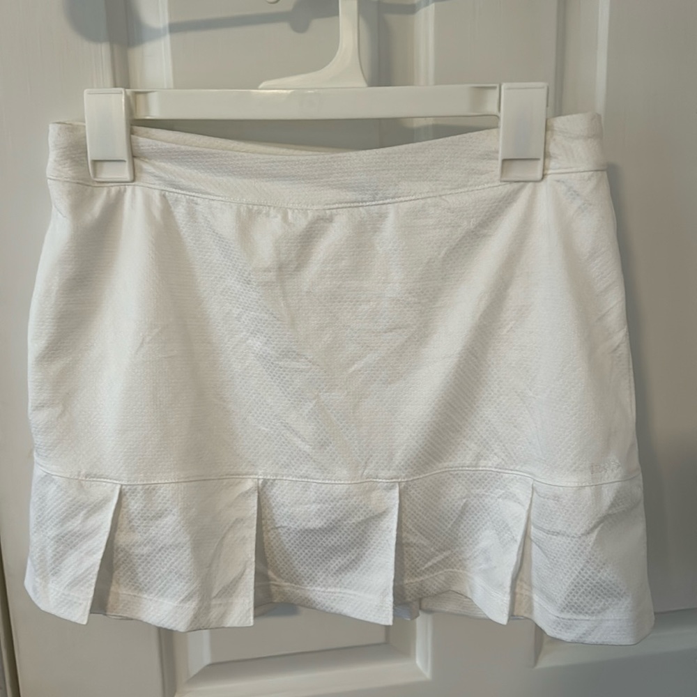 White Izod skort